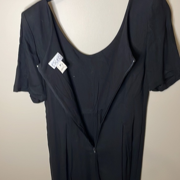 EXPO Wide Leg Romper Black with Jewel Buttons size 6 - Picture 5 of 10